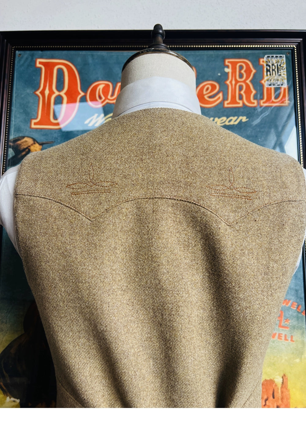 580G Colorful Tweed Lapel Gentleman Vest