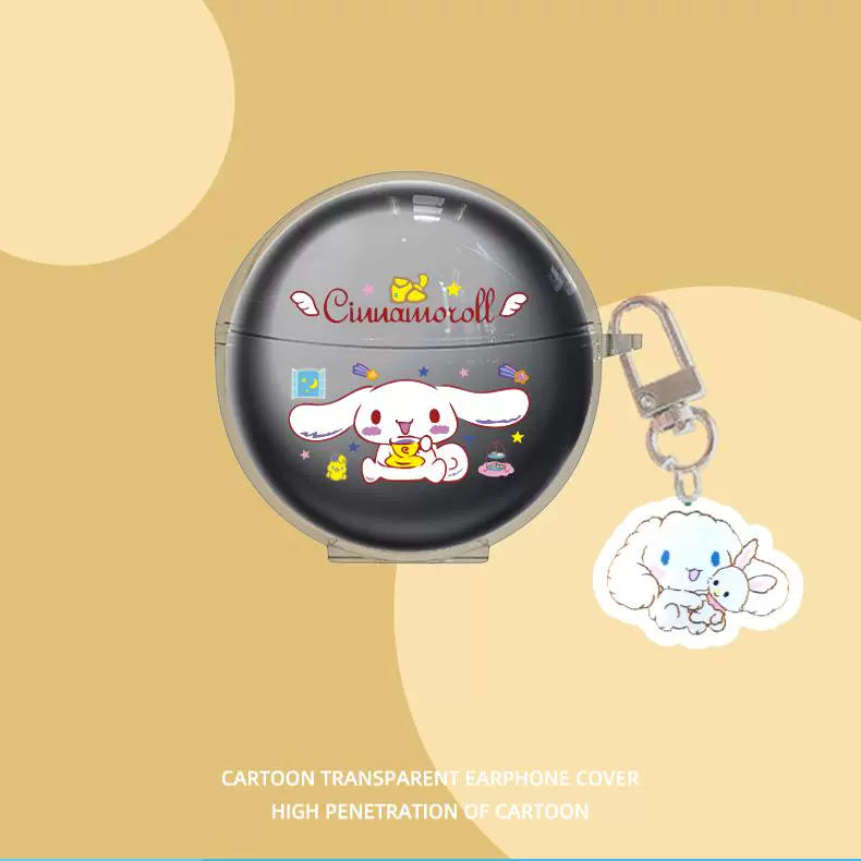 S6s Ultra Protective Case for Sanag Serena Small Nebula S6s Bluetooth Headphone Case New Arrival S6spro Transparent Silicone Earphone Case Pro Drop-Resistant Soft Case Cartoon Cute Female