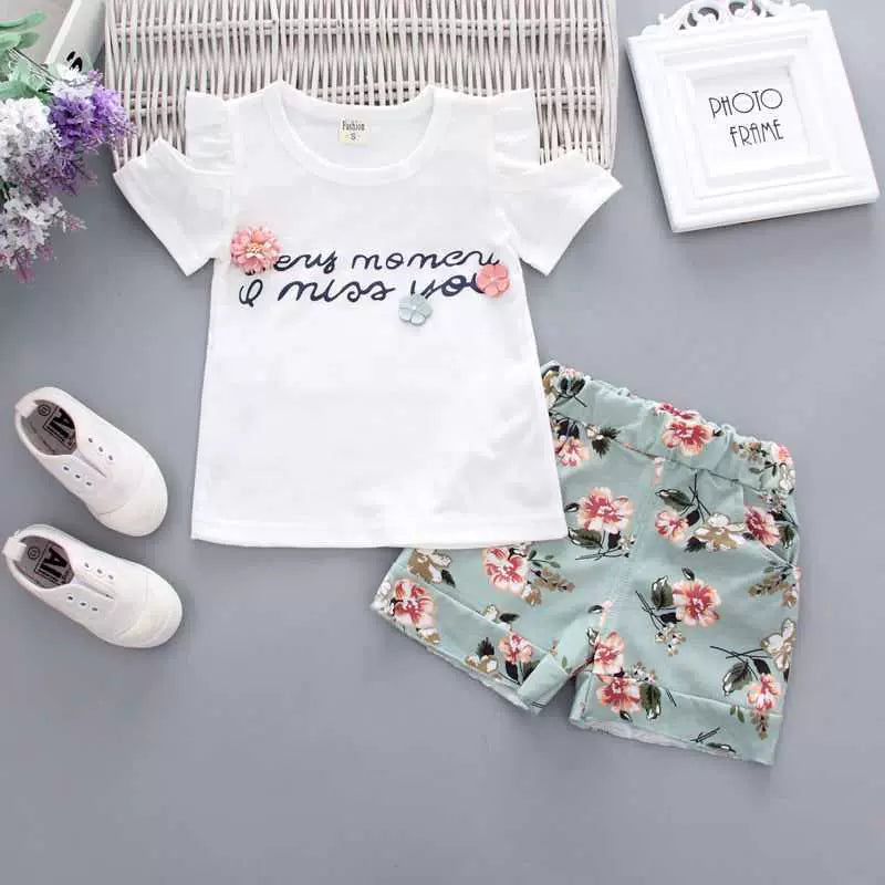 Korean-Style Floral Shorts Baby Fashion Fashionable Clothing Summer Wear