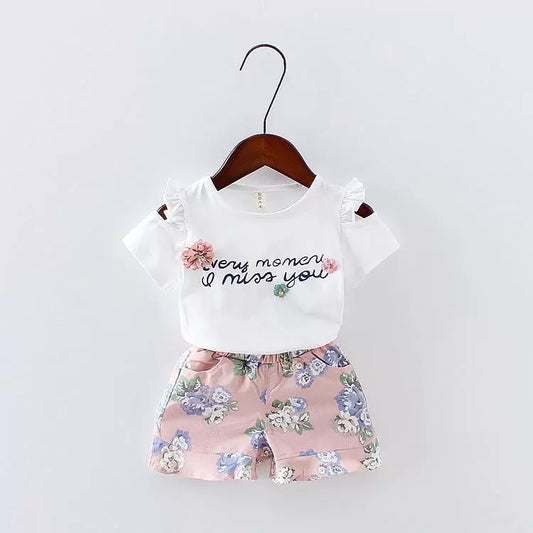 Korean-Style Floral Shorts Baby Fashion Fashionable Clothing Summer Wear