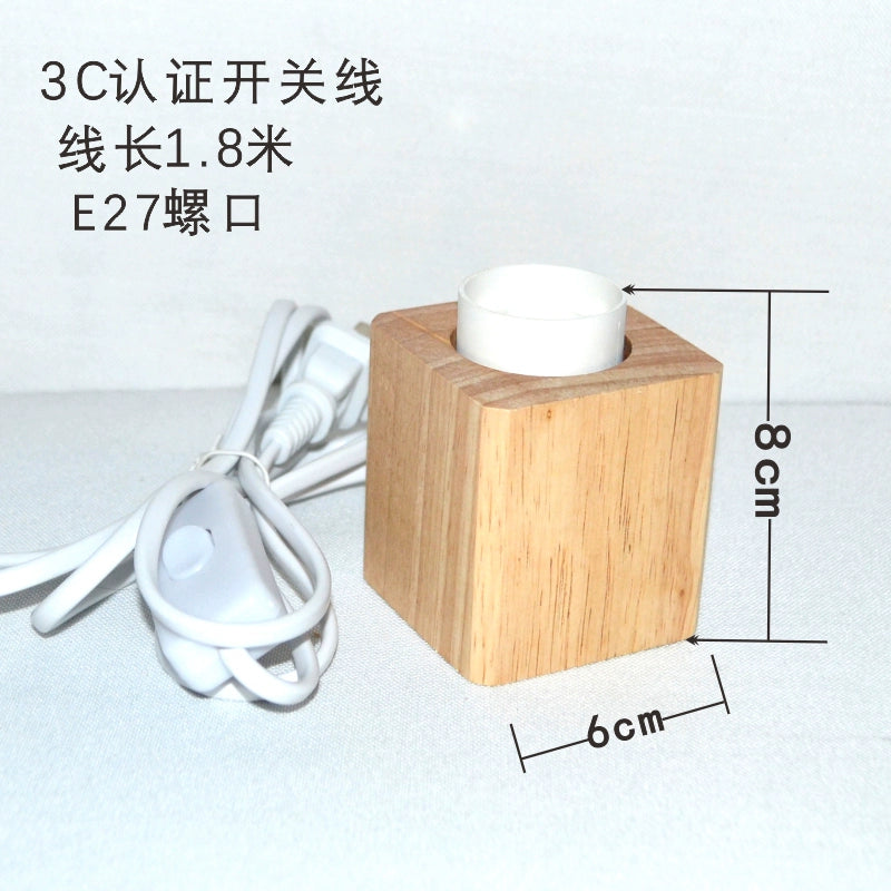 3D Printing Moon Light Bracket Vine Bal Table Lamp Base Beech Moon-Light Lamp Solid Wood Hemp Ball Small Night Lamp Detachable Bracket