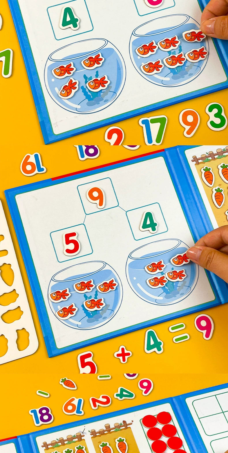 Kindergarten Mathematics Addition and Subtraction Teaching Aids Digital Decomposition Kids First Grade Arithmetic Enlightenment Educational Toys Handy Gadget