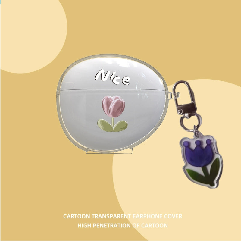 S6s Ultra Protective Case for Sanag Serena Small Nebula S6s Bluetooth Headphone Case New Arrival S6spro Transparent Silicone Earphone Case Pro Drop-Resistant Soft Case Cartoon Cute Female