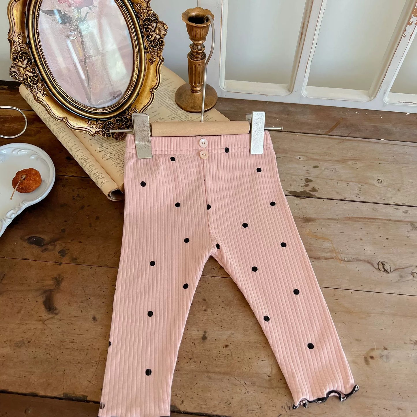 Baby Girls' Cotton Spring and Autumn Base Homewear Suit