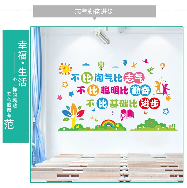 Adhesive Paper Kindergarten Wall Decoration