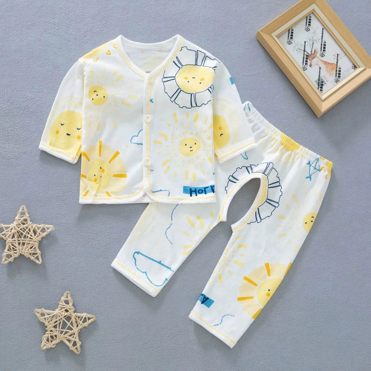 Newborn Cotton Gown Summer Thin Autumn Clothes