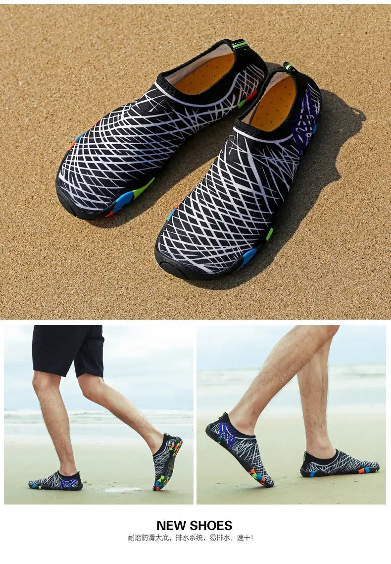 Unisex Shoes Swimming Water Yog Women Men Barefoot Outdoor Beach Sandals Upstream Aqua Shoes Nonslip River Sea Diving Sneakers