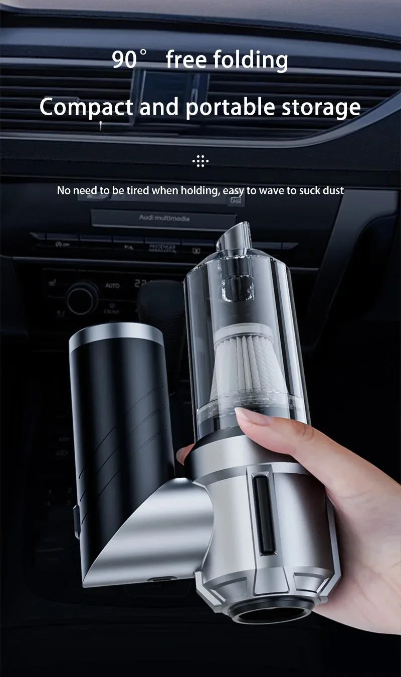 Car Vacuum Cleaner Wireless Portable Mini Vacuum Cleaner Handheld Powerful Vacuum Car Cleaner Cleaning Machine Home Appliance