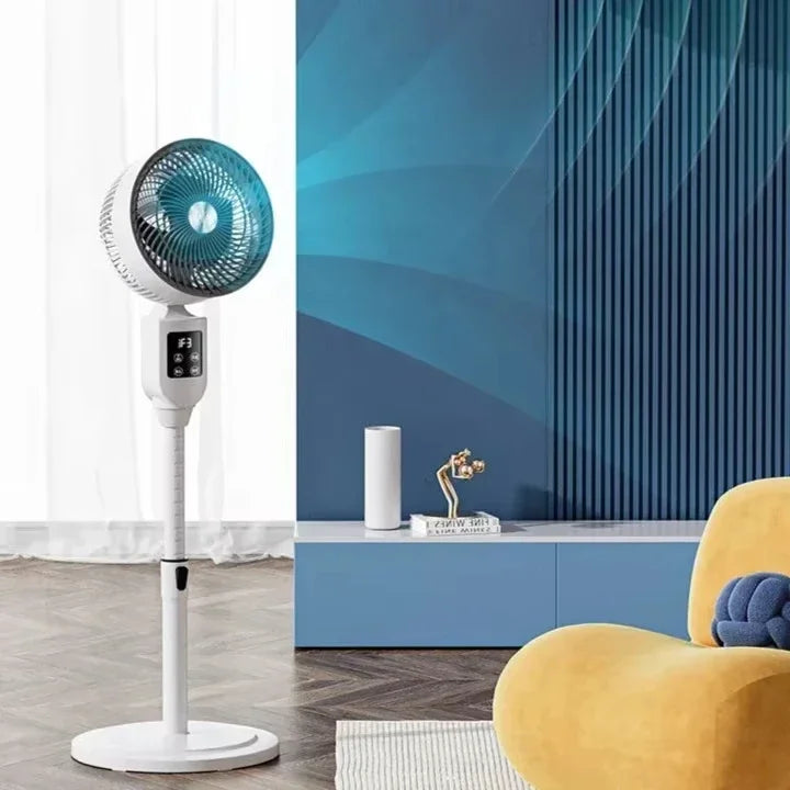 Electric Fan New  Floor-standing Household Vertical Silent Remote Control Large Wind Turbine Convection Fan Air Circulation Fan