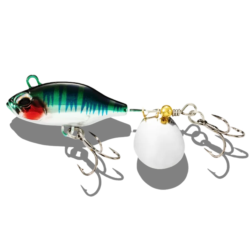Realis Spin Vib Lure 12/16/19/23g Sinking Metal VIB Chatterbait Power Tail Vibration Sequins Duo Bait Trout Perch Fishing tackle