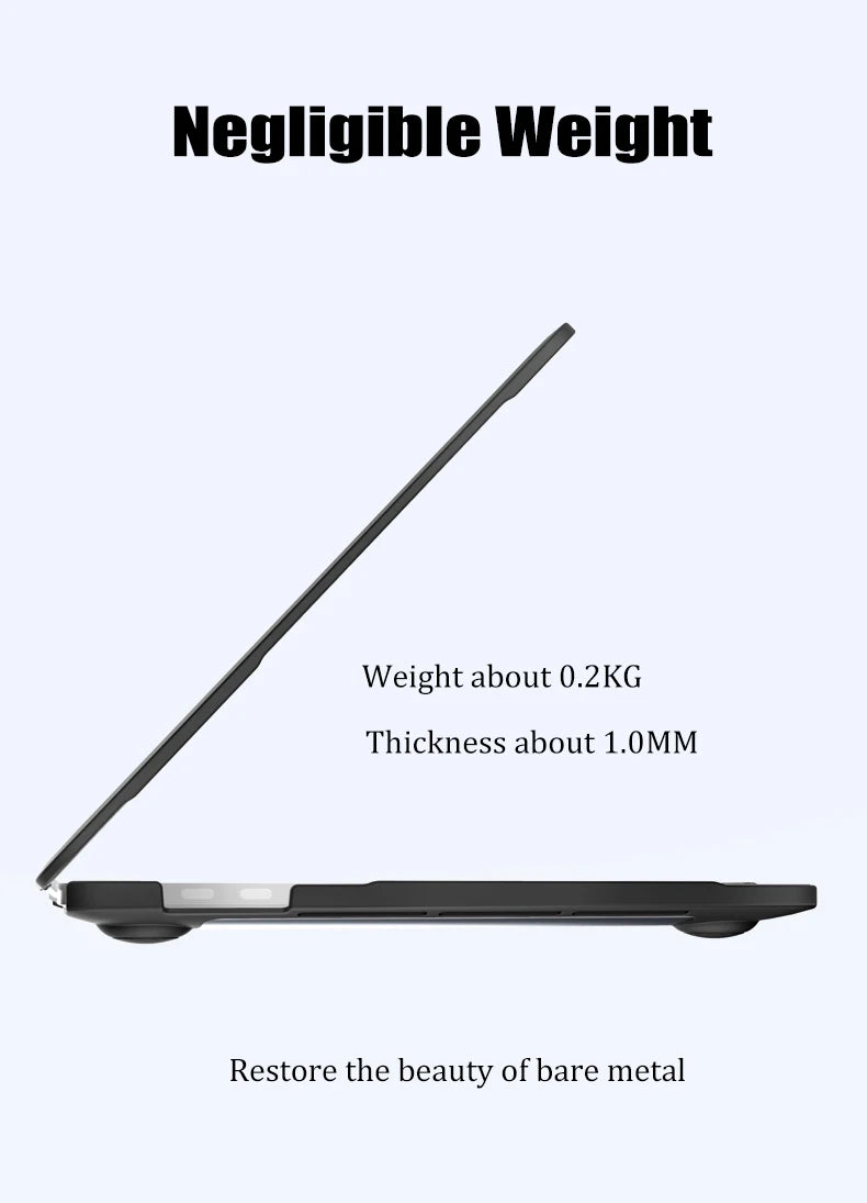 For Macbook Pro 13 Case M2 2022 M4 Air M1 For MacBook Air 13 Case Cover Funda Pro 16 Case M3 2023 Pro 14 Case 15.3 Laptop Case