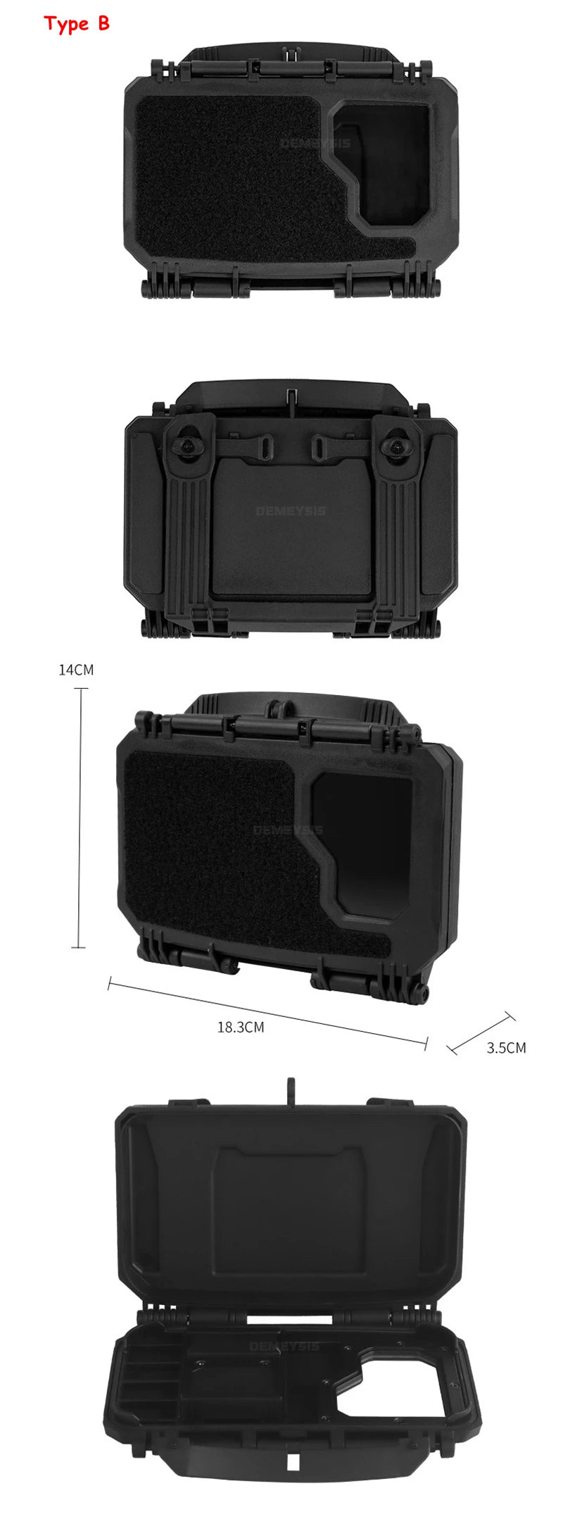 Tactical MOLLE Mobile Phone Box V2 Sport Chest Rig Hunting Vest Navigation Board Instant Equipment  Front Panel Phone Holder