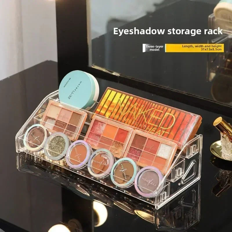 Multi-layer cosmetic storage rack, nail polish display rack, eyeshadow disc storage box,