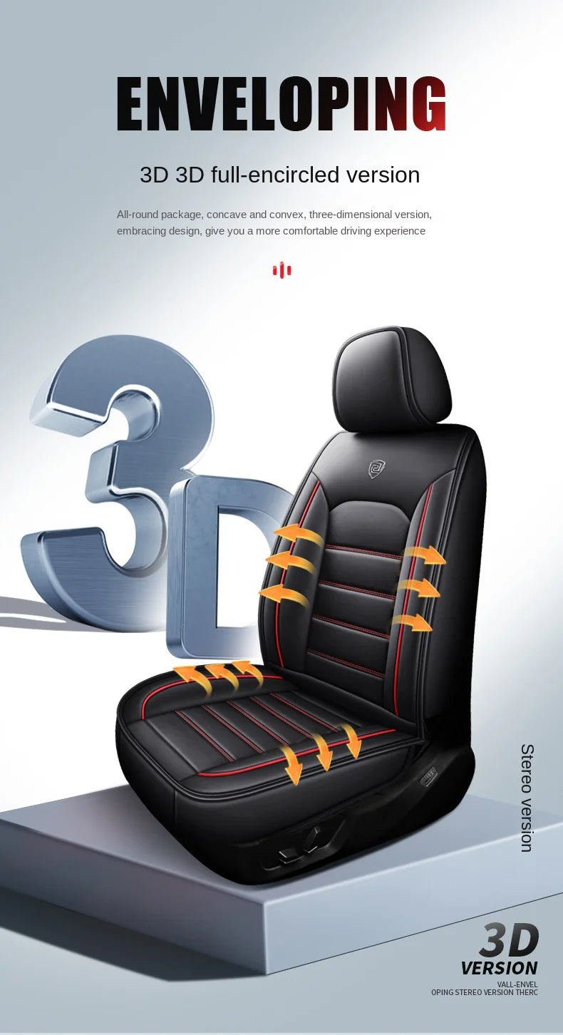 Universal Style Car Seat Cover for Volkswagen Touareg Golf ID3 ID4 X T-Cross Car Accessories Interior Details Seat Protector