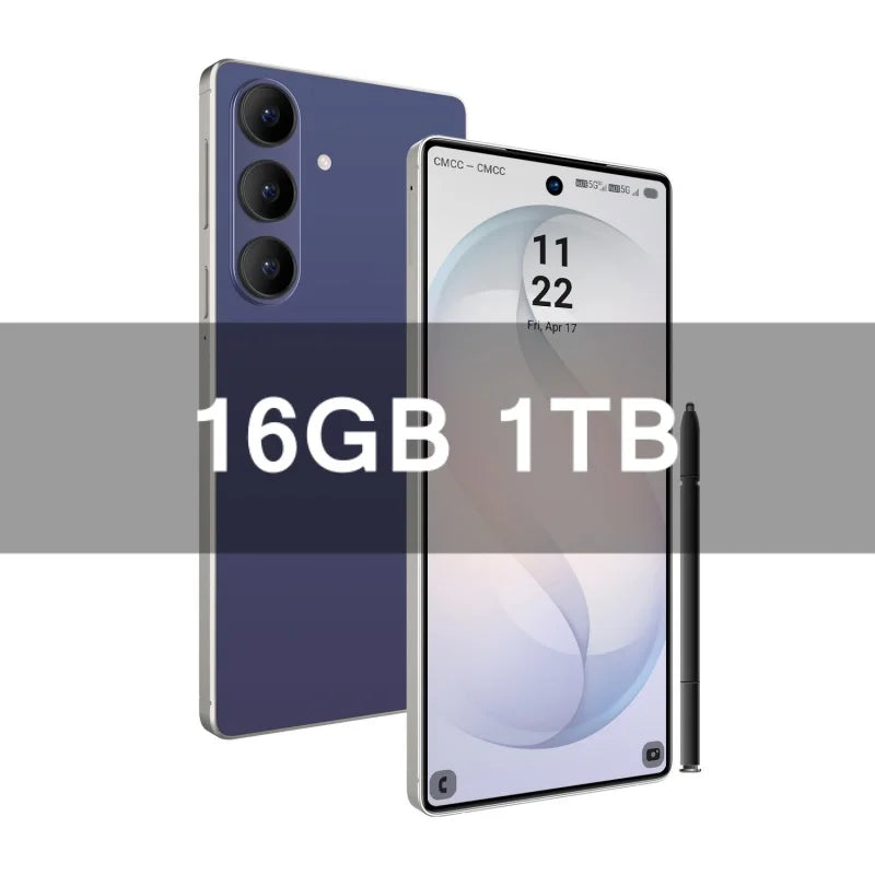 A57 22GB+2TB Global For Edition 8000mah HOT Screen Android 5G 108MP x 72MP Protector Battery Original Smart 7.3''HD AB2