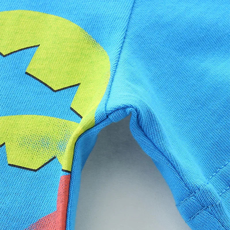 Little maven Children's Clothing 2024 Summer Tops New Kids Clothes Toddler Baby Boys Tees Cartoon Camp Dinosaur T Shirts Cotton