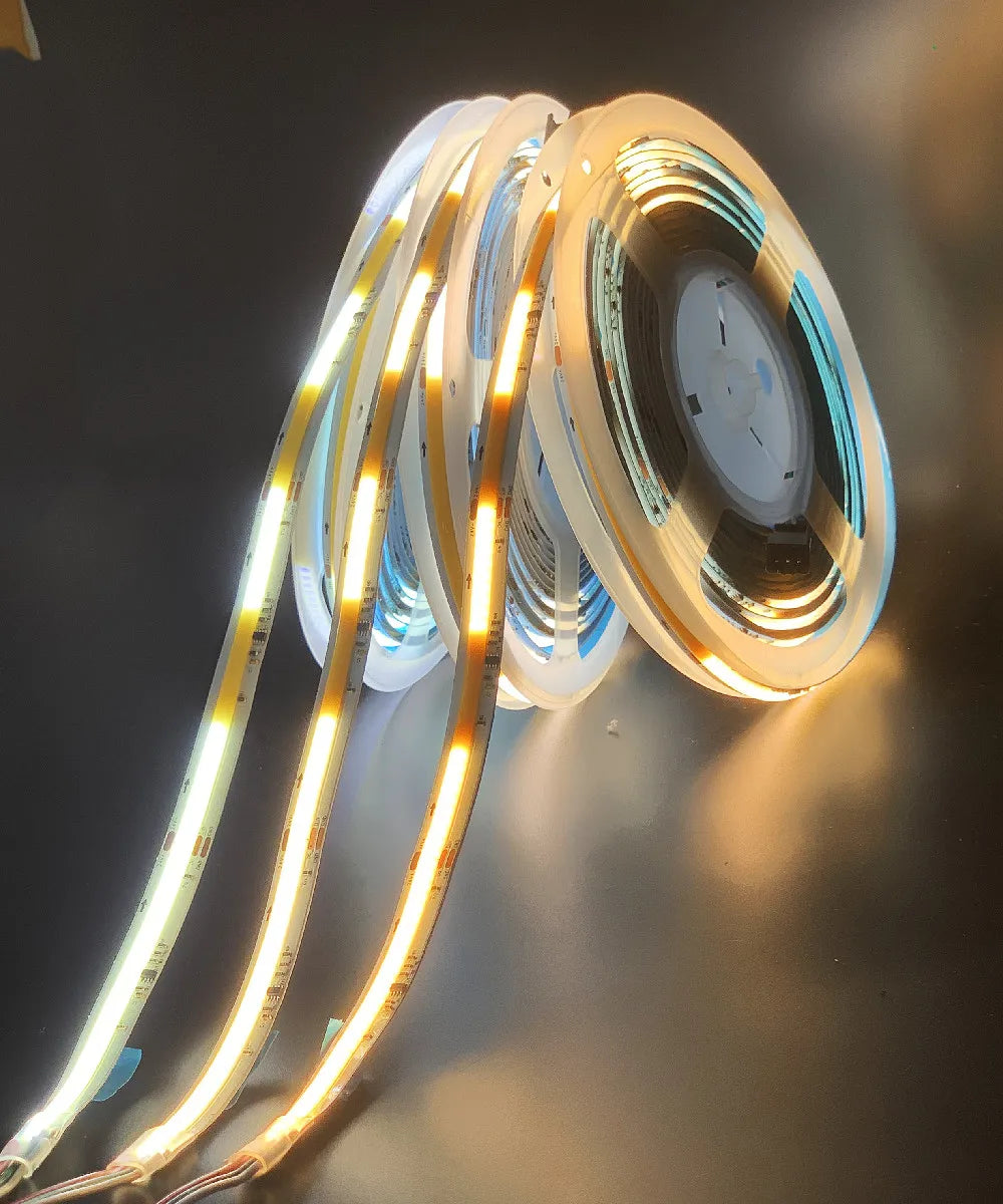 WS2811 COB Running Water Flowing LED Strip Light Horse Race Chasing Tape Wireless Remote Controller DC24V Power 20M 10M Full Set