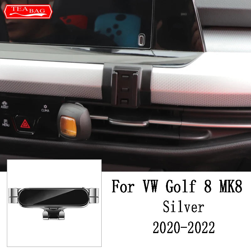 Adjustment Car Phone Holder For Vw Volkswagen Golf 7 Mk7 2013-2019 Golf 8 Mk8 2020-2022 Air Vent GPS Gravity Stand Special Mount