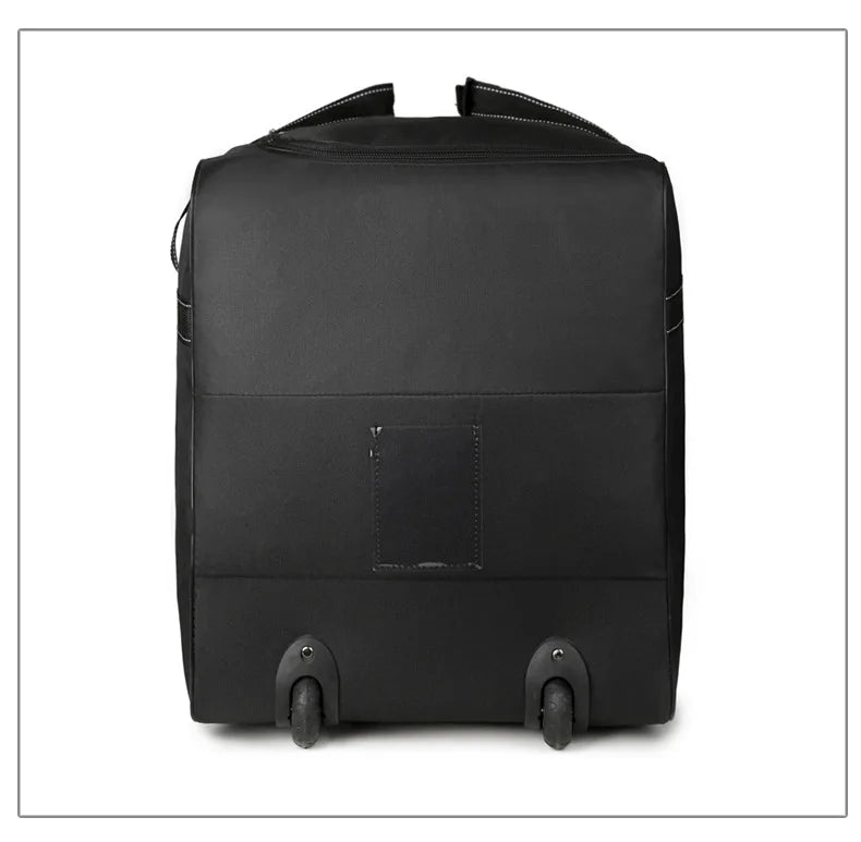 Large Capacity Trolley Bags with Wheels Foldable Luggage Wheeled Bag Travel Suitcase Waterproof Handbag Weekend Rolling Luggage