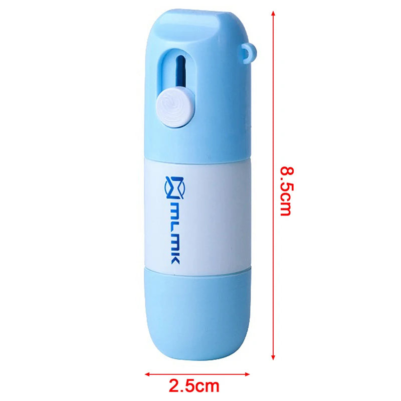 2 In 1 Thermal Paper Correction Solution & Parcel Box Opening Knife Home Office Identity Data Security Protection Liquid Eraser
