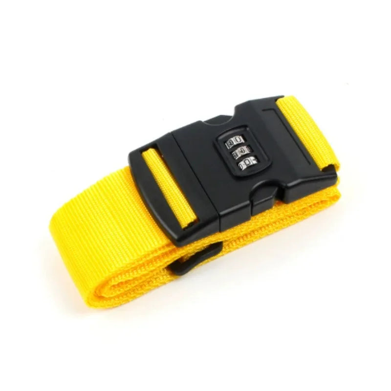 Adjustable Luggage One Word Packing Luggage Belt Portable Flexible Safe Travel Essential Luggage with Luggage Accessories