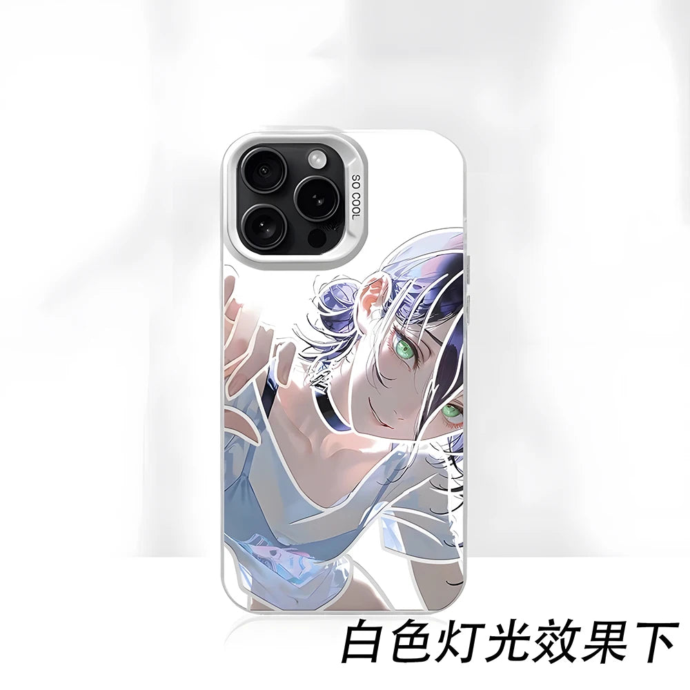 Anime Chainsaw Man Reze Phone Case For iPhone 17 16e 16 15 14 13 12 11 mini Pro Max X XR 8 7 Air Plus Anti Fall Matte Back Cover