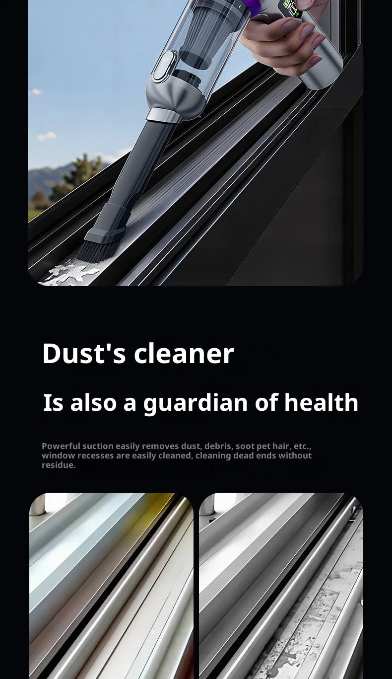 Car Vacuum Cleaner High Power Portable Handheld Wireless Brushless Motor Cleaning Machine Powerful Air Duster for Home Appliance