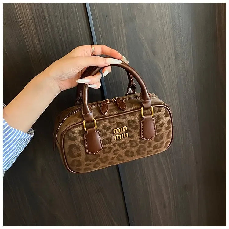 Women's Square Leather Satchel Handbag | Tote Shoulder Crossbody Purse & Diaper Bag