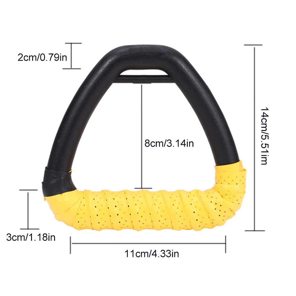 Gymnastic Rings with Adjustable Straps Pull Up Handles Non-Slip Fitness Rings for Chlidren Adult Home Workouts Strength Training