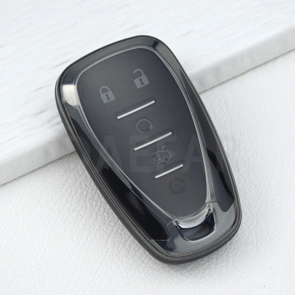 2/3/4/5 Buttons Transparent Smart Remote Key Shell Case For Chevrolet Chevy Camaro Cruze Malibu 2016 2017 2018 2019 2020