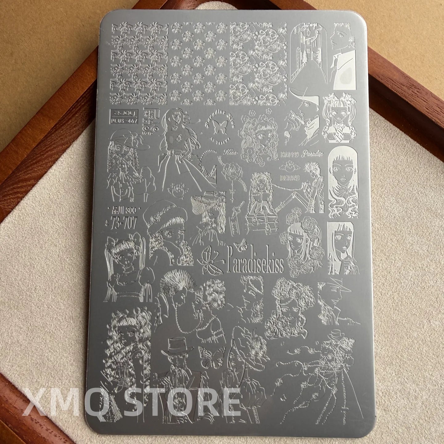 XMQ NAIL ART STAMPING PLATES LINES TEMPLATES LETTERS IMAGEPLATES