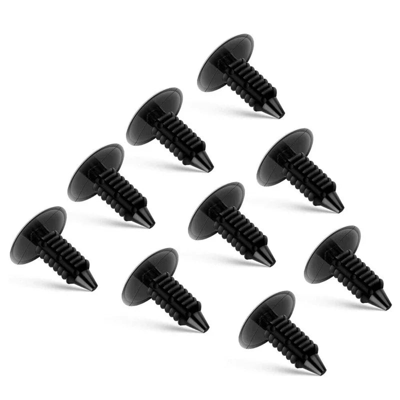 100-300pcs Car Interior Roof Fixing Buckles Barbed Wire Clip Auto Fastener Plastic Rivets Retainer Buckle Fender Push Pin Clips