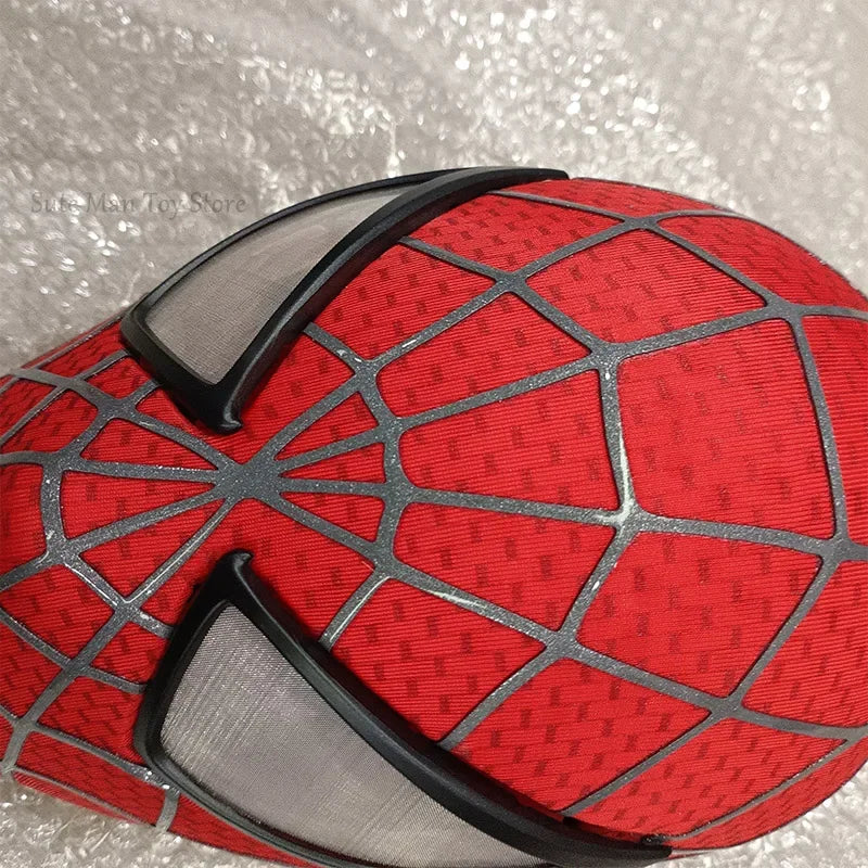 1:1 Marvel Spider-Man Tobey Mask Spiderman Faceshell Detachable Lenses Mascara 3d Cosplay Costume Superhero Xmas Gifts Model