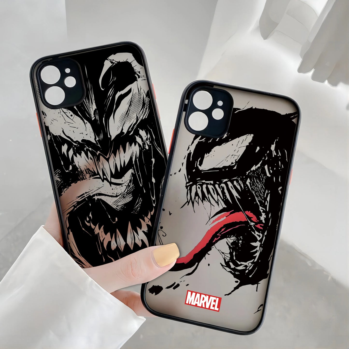 Cool Spiders Mans Venoms Phone Case For iPhone 17e 17 16e 16 15 14 13 12 11 Mini Pro Air  Max X XR XSMax Plus Matte Clear Cover