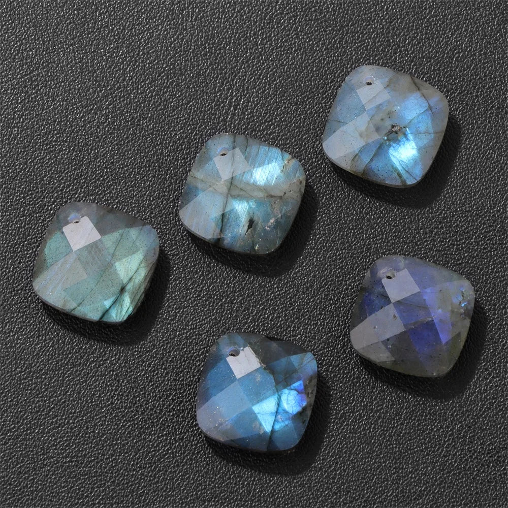 High Quality Natural Stone Labradorite Beads Charms Shiny Healing Gem Stone For Jewelry Making Necklace Earrings Accessries