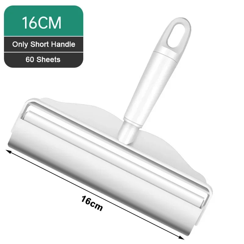 Wide Lint Rollers Brush Large Pet Hair Remover for Sofa Bed Carpet Cleaner Long Handle Dust brush Remover Roller with Refills