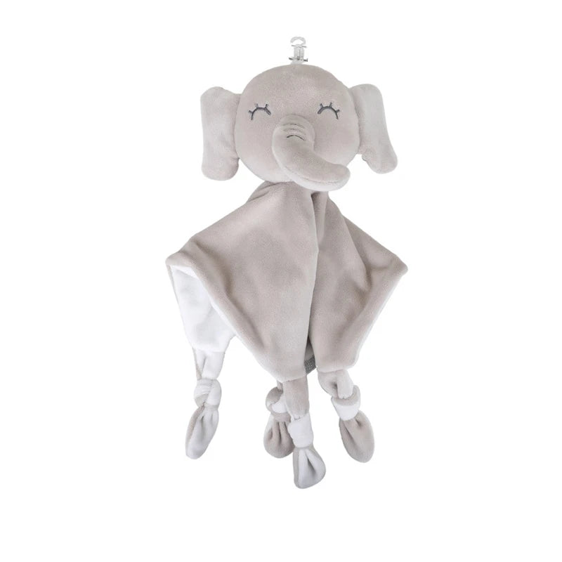 Baby Security Blanket Soft Plush Stuffed Animal Toys Infant Bibs Nursery Newborn Sleeping Dolls Cartoon Soother Appease Towel
