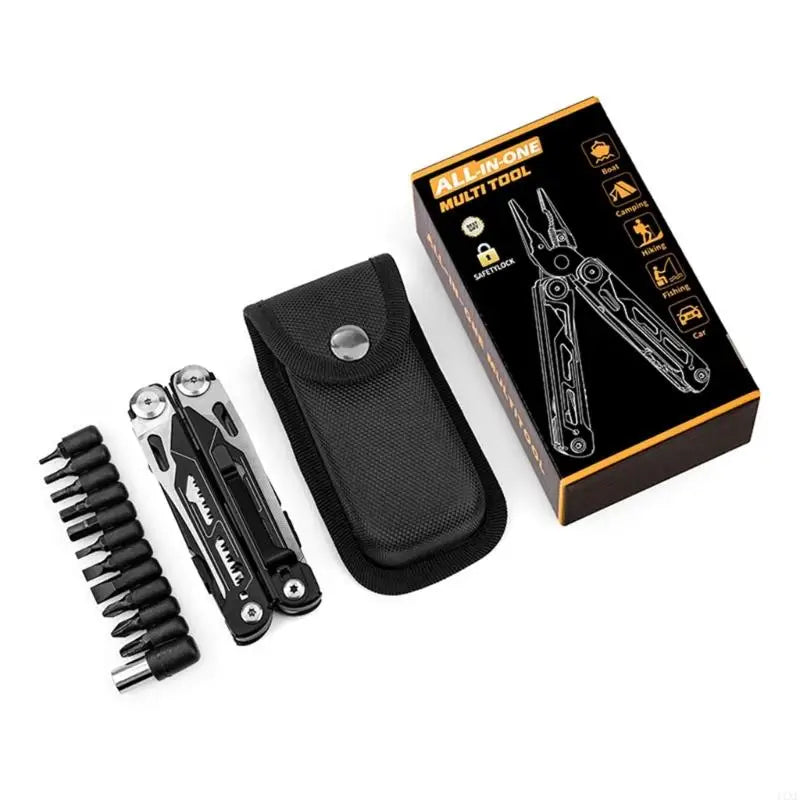 Solid Steel Folding Tool Suit Emergencies Cutting Clamping Pliers Tool