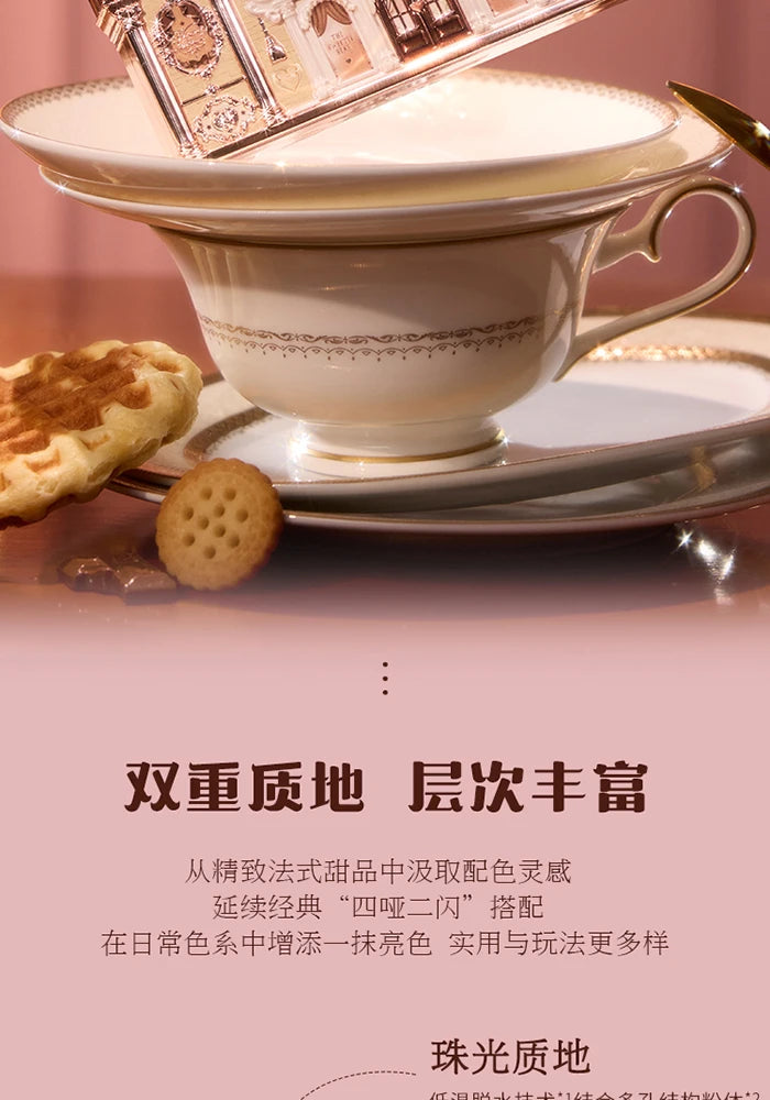 Flower Knows The Sweetie Bear Collection Eyeshadow Palette 6 Colors Glitter Matte Natural Bronzer Multi Use Kawaii Makeup