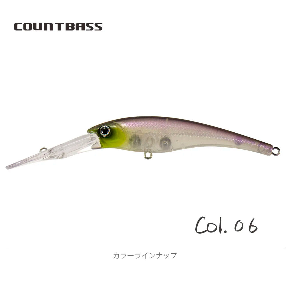 COUNTBASS Crankbaits Hard Plastic Fishingg Wobblers Shad Minnow Bass Pike Perch  Angler's Lure 90mm 13g