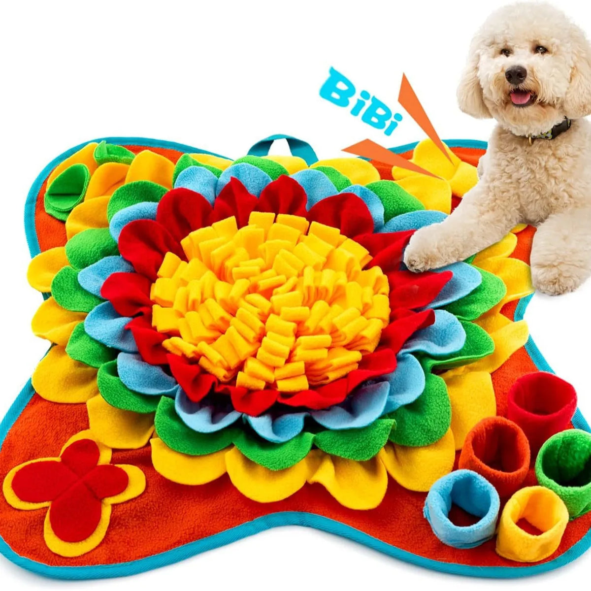 Pet Sniffing Mat, Dog Toy, Educational and Fun Mat, Pet Mat, Slow-Feeding Mat