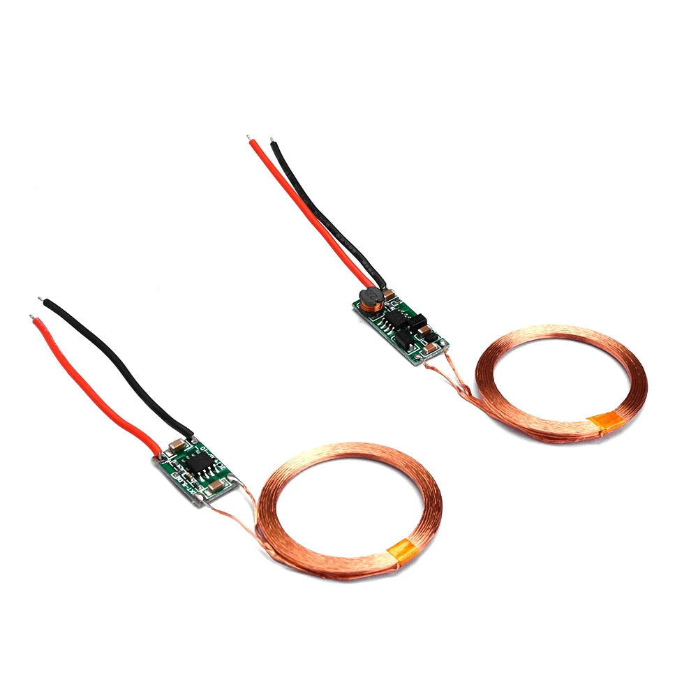 5V 1A/5V2A Wireless Power Supply Module Wireless Charger Module Transmitter Receiver Terminal Circuit Board Module for DIY Phone
