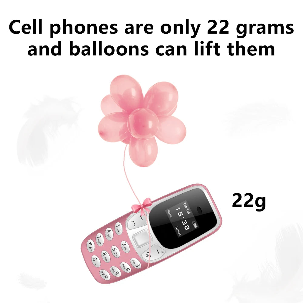 SERVO BM10 Super Mini Mobile Phone Dual SIM Magic Voice Dial Bluetooth Earphone Auto Call Recording Blacklist Mp3  2G Cellphones