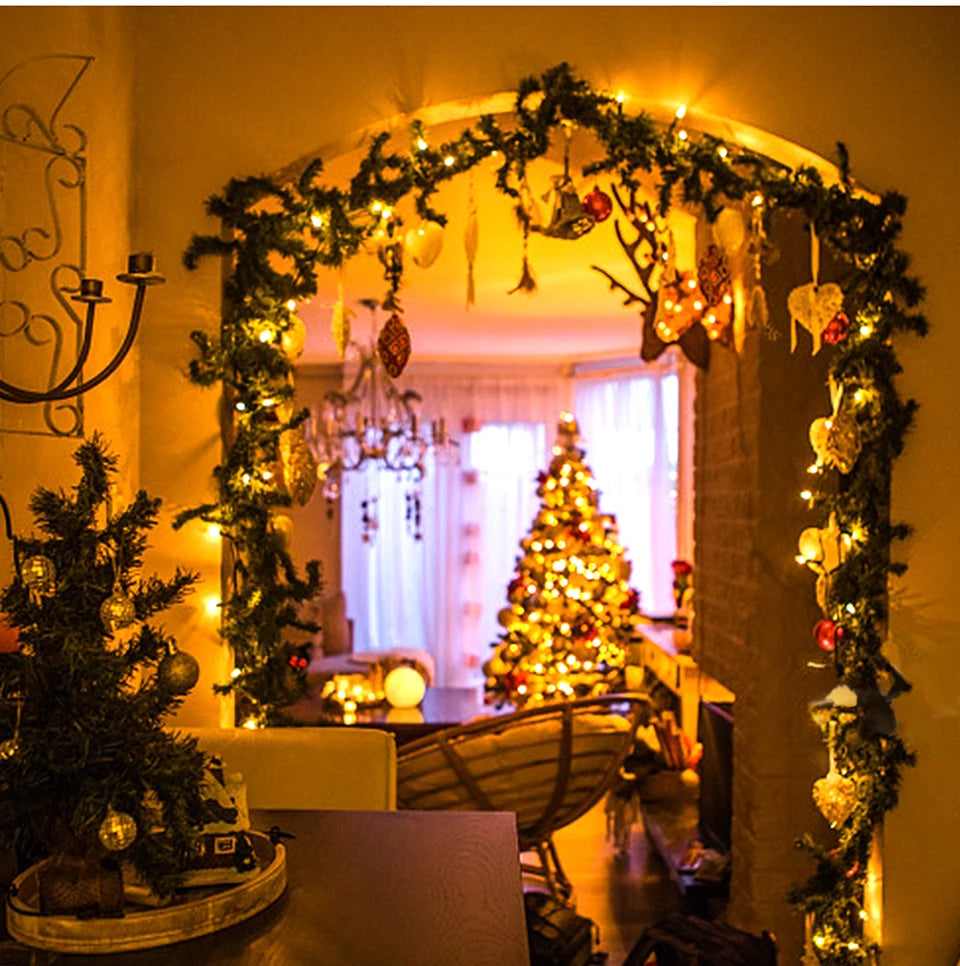 50M 100M 24V LED Christmas Lights Fairy Garland String Light Waterproof For Outdoor Garden Home Holiday New Year Party Decor