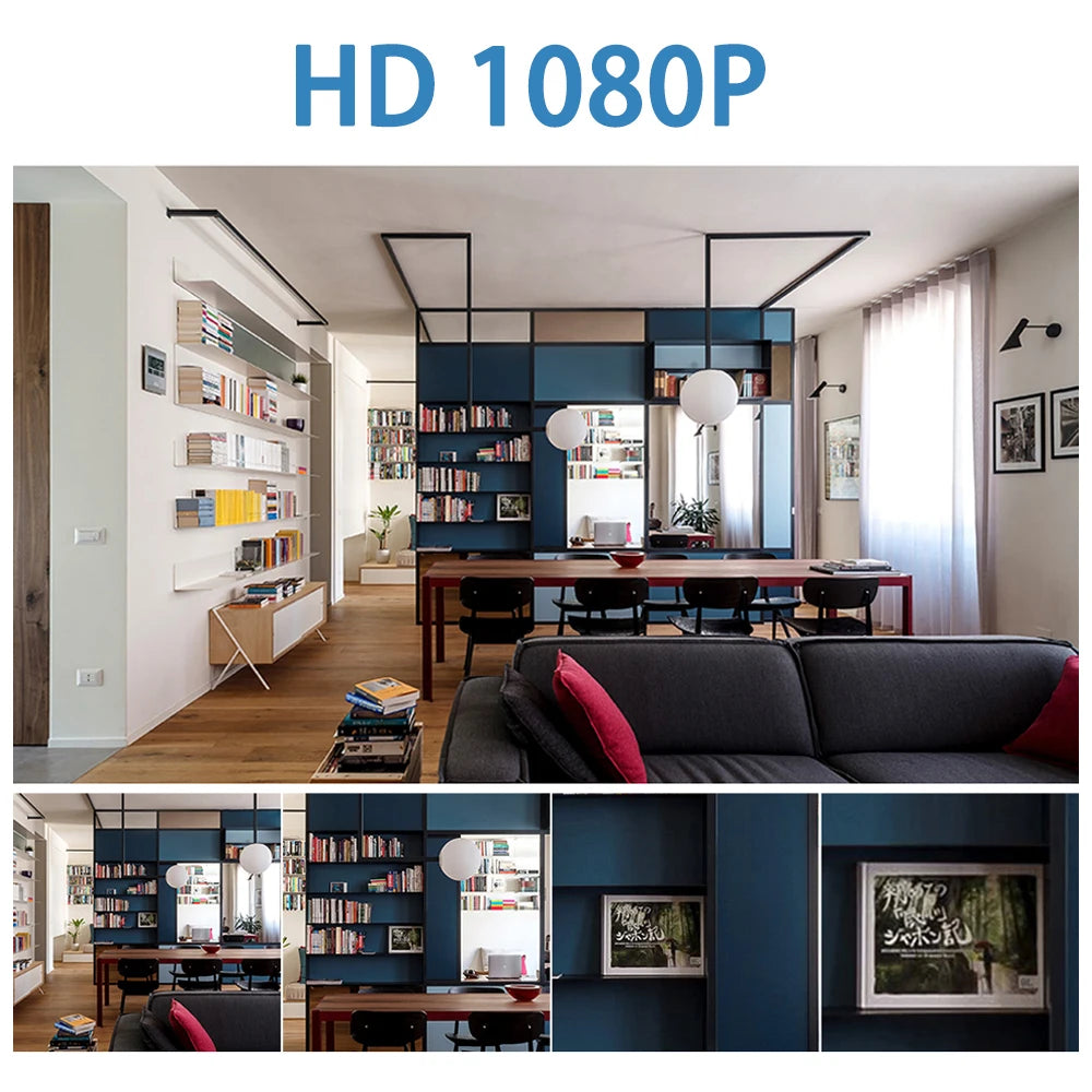 128GB WiFi Mini Camera 1080P Diy Module Nanny Video Recorder Home Security Camera Micro Camcorde Suitable for Home/Office Use