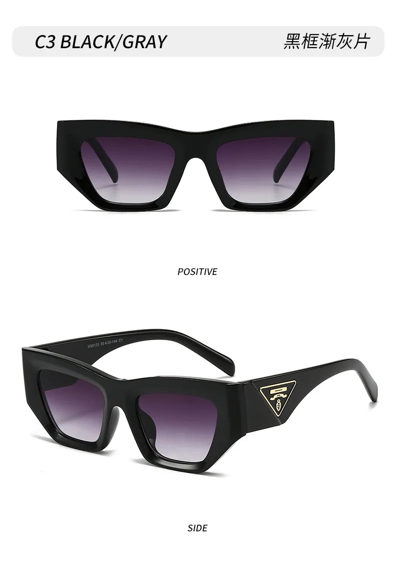 2025 Fashion Glasses For Men Women Elegant Square Unisex Designer Luxury Glasses Glamor Women Glasses Mask Mask