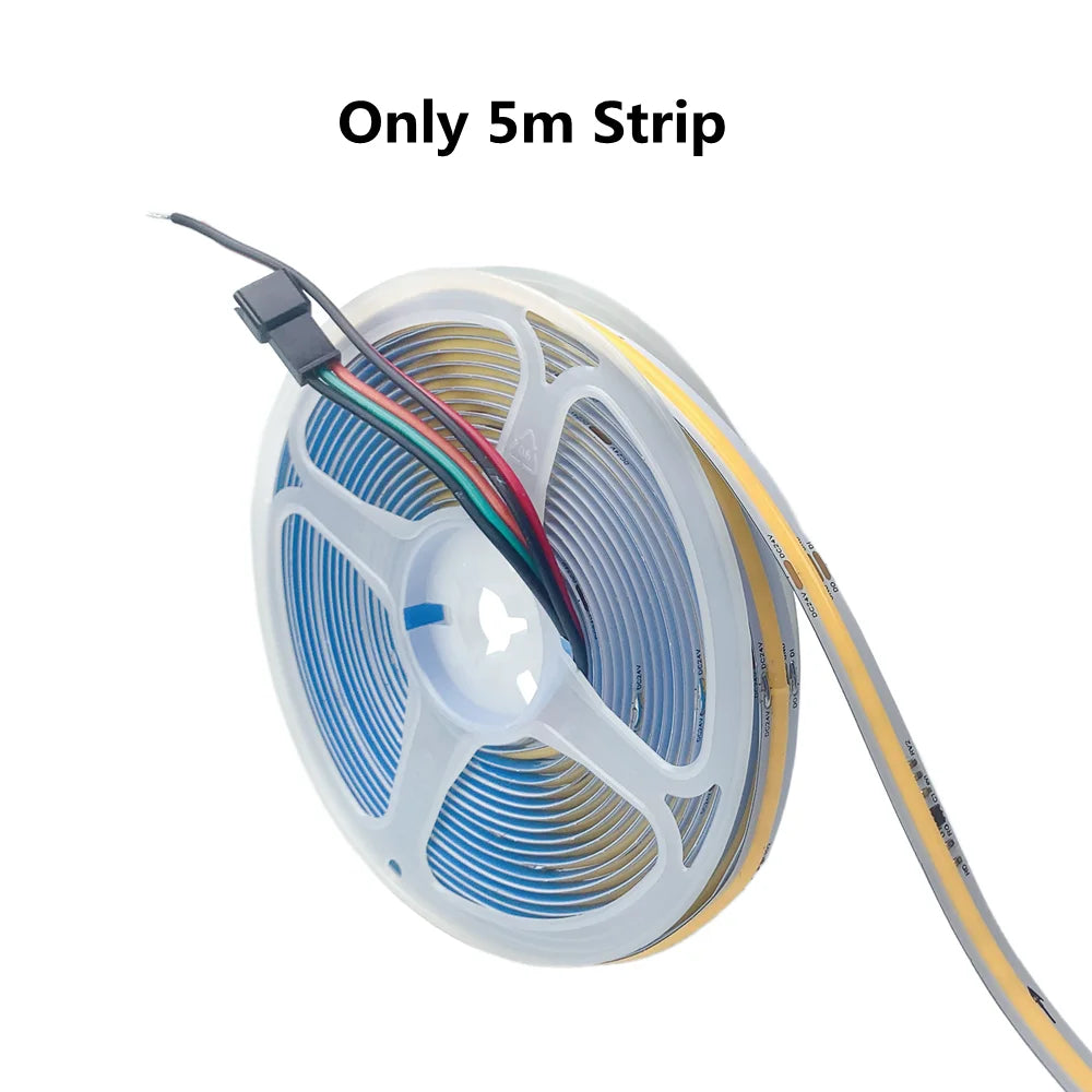 WS2811 COB Running Water Flowing LED Strip Light Horse Race Chasing Tape Wireless Remote Controller DC24V Power 20M 10M Full Set