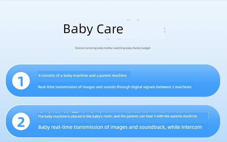 Smart For Home Baby Child Sleeping Monitor