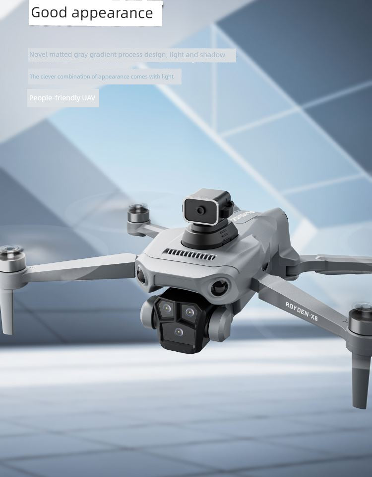 2025 New Arrival Remote Control Aircraft Kids UAV Toy Professional HD Aerial Photography Small Self-Contained Screen for Primary School Students