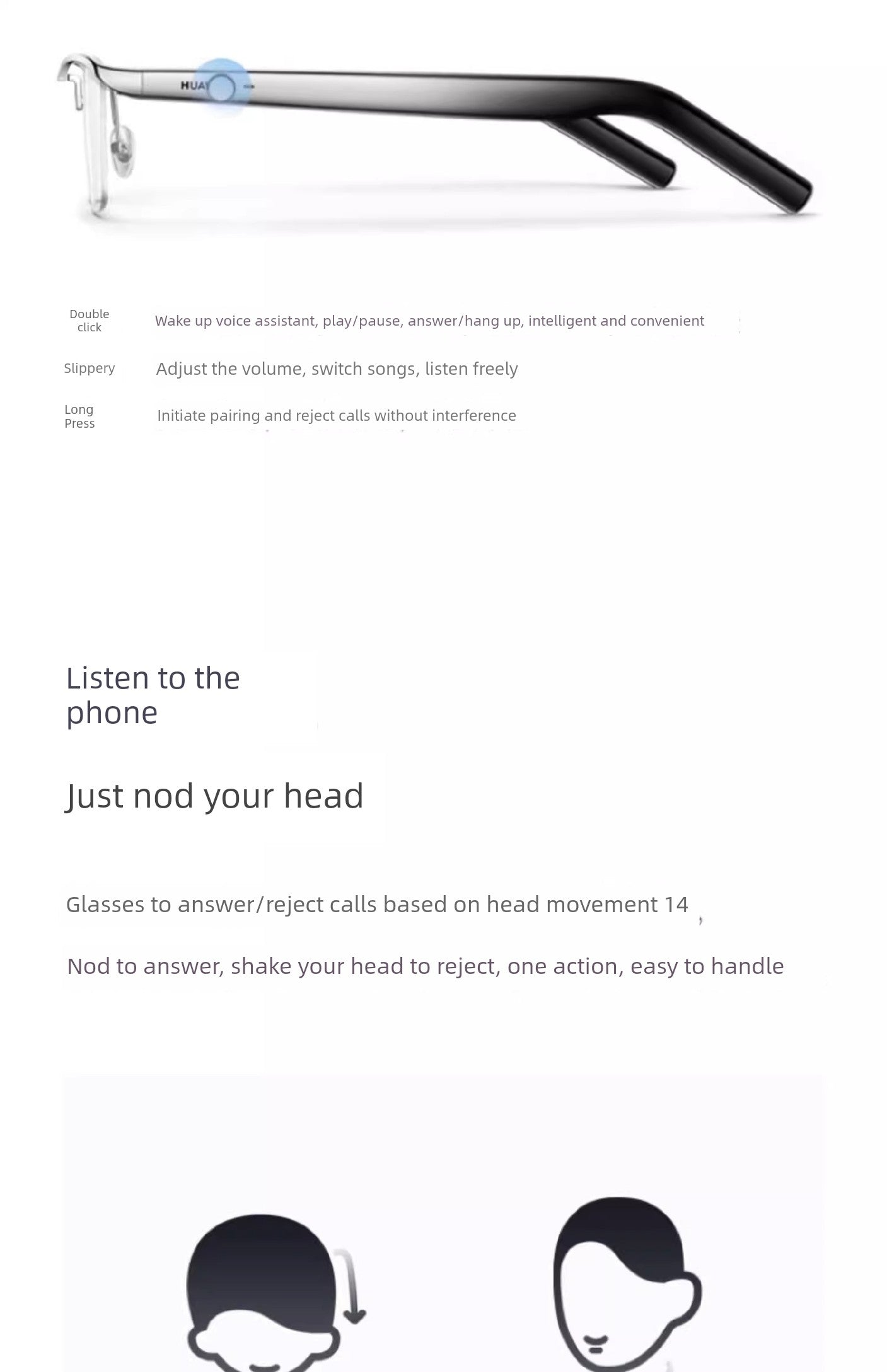 Huawei Smart Glasses 2 Translation 4 Th Generation Bluetooth